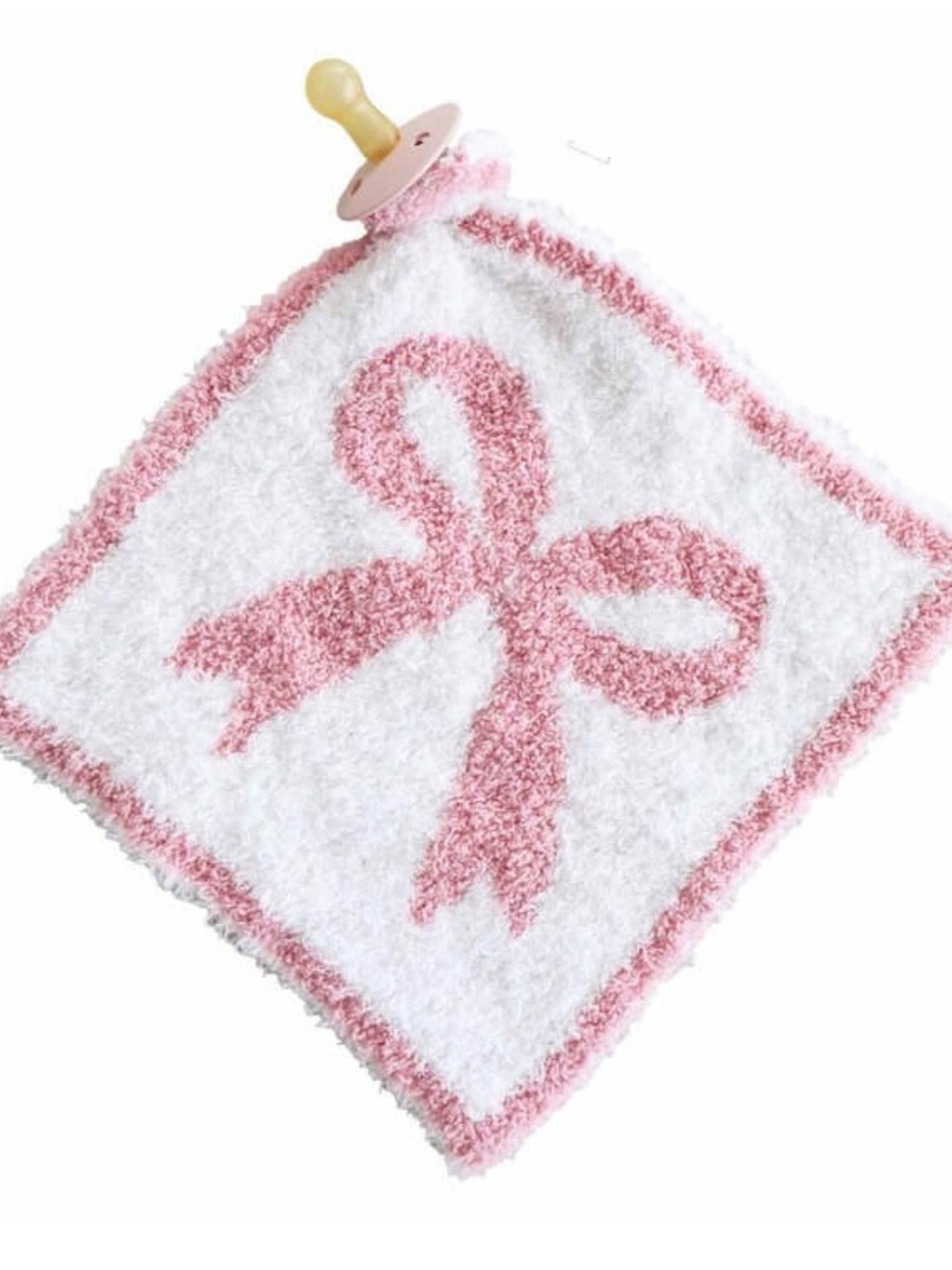 CADEN LANE Luxe Pink Bow Lovey